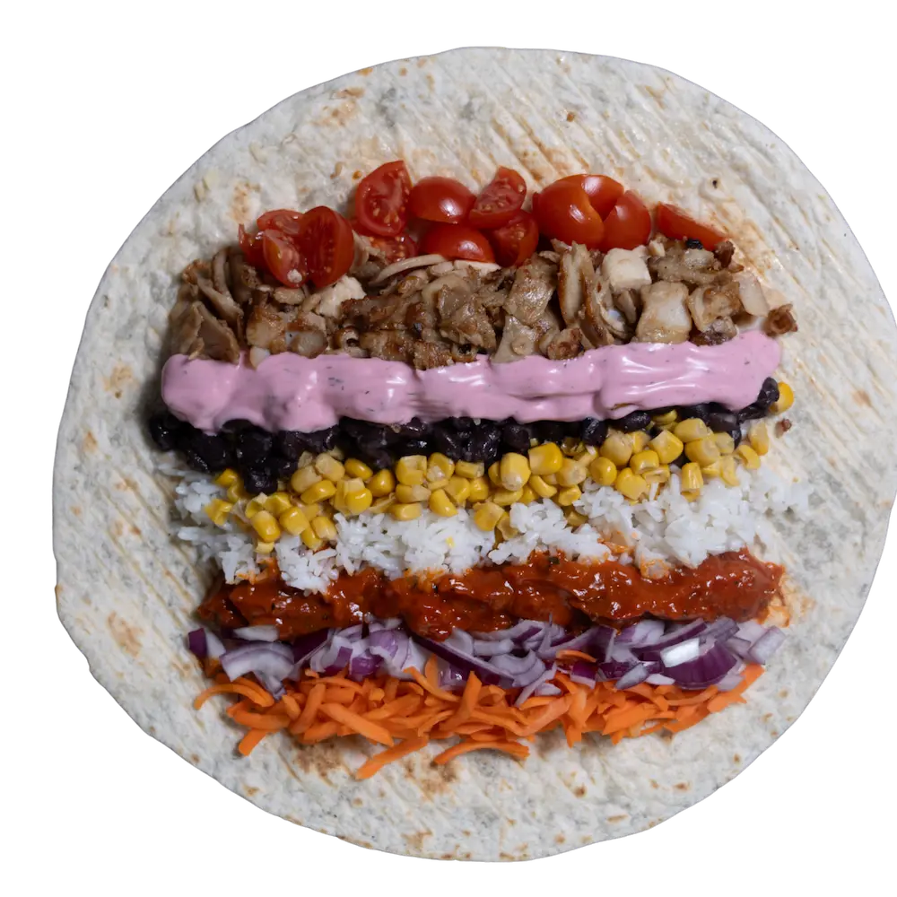 Plant Chicken Burrito